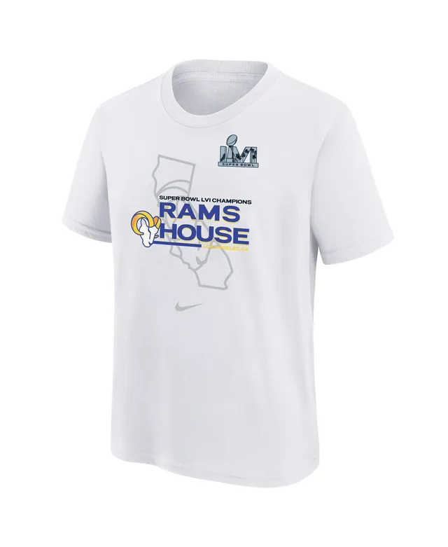 Fanatics Youth Boys Branded Heather Gray Los Angeles Rams Super Bowl LVI  Champions Game Plan Hometown T-shirt