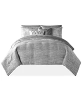 Sunham Broken Stripe 9-Pc. Queen Comforter Set, Exclusively at Macy's