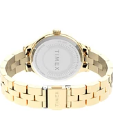 Timex Women's Peyton Gold-Tone Stainless Steel Bracelet Watch 36mm