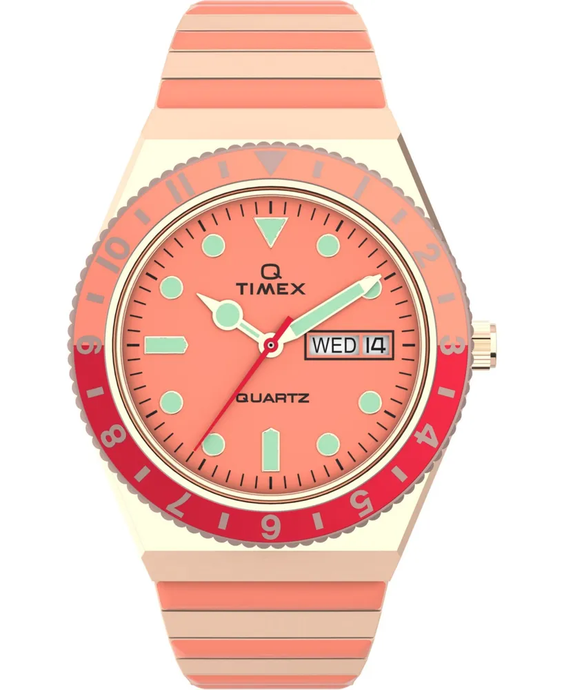 Timex Women's Q Two-Tone Stainless Steel Expansion Band Watch 36mm