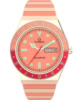 Timex Women's Q Two-Tone Stainless Steel Expansion Band Watch 36mm
