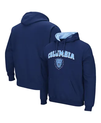 Men's Colosseum Navy Columbia University Arch and Logo Pullover Hoodie