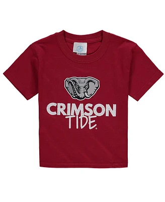 Big Boys Crimson Alabama Tide Crew Neck T-shirt