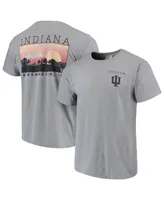 Men's Gray Indiana Hoosiers Comfort Colors Campus Scenery T-shirt