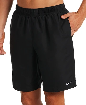 Nike Men's Big & Tall Essential Lap Dwr Solid 9" Swim Trunks