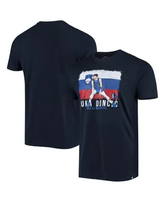 Men's Luka Doncic Navy Dallas Mavericks Player Graphic T-shirt