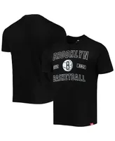 Men's Sportiqe Black Brooklyn Nets Tri-Blend T-shirt