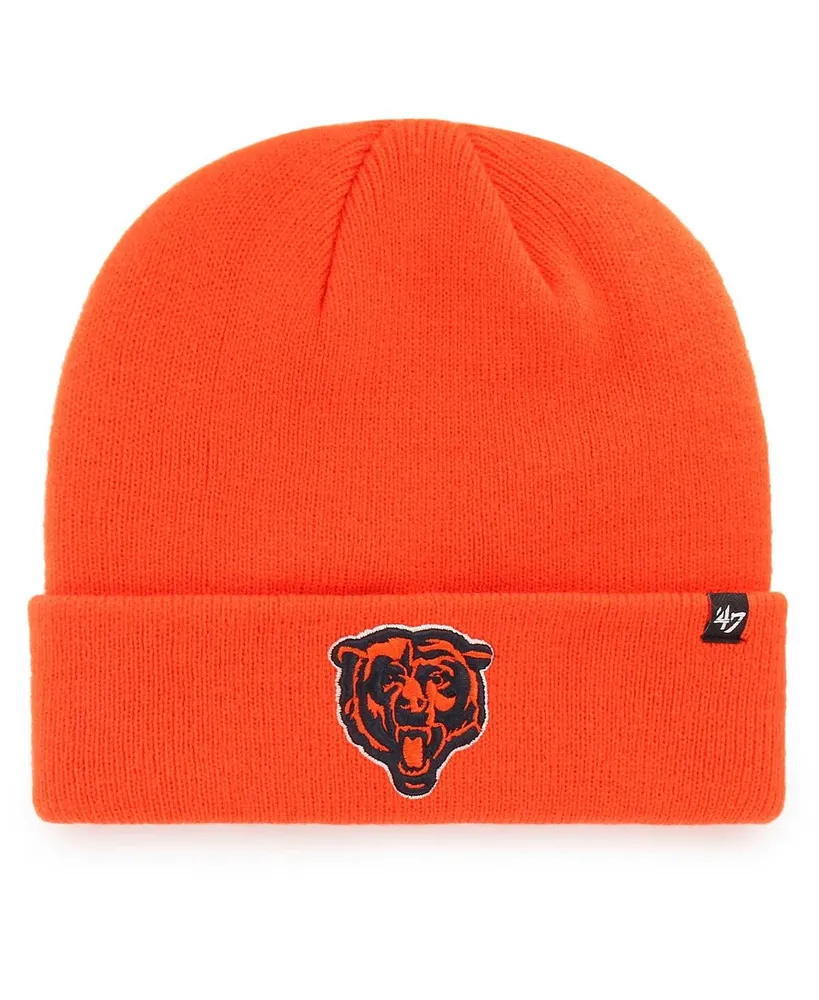 Men's '47 Orange Chicago Bears Secondary Basic Logo Cuffed Knit Hat