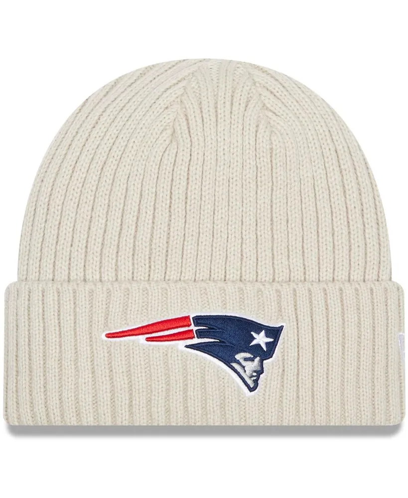 Youth Navy New England Patriots Flat Trooper Knit Hat