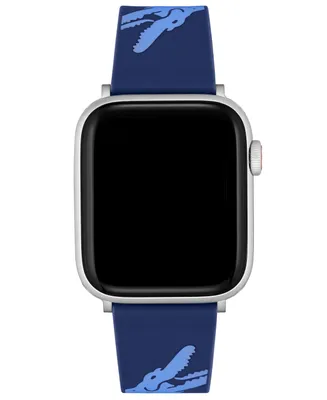 Lacoste Crocodile Print Silicone Strap for Apple Watch 42mm/44mm