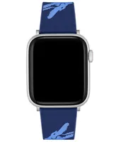 Lacoste Crocodile Print Silicone Strap for Apple Watch 42mm/44mm