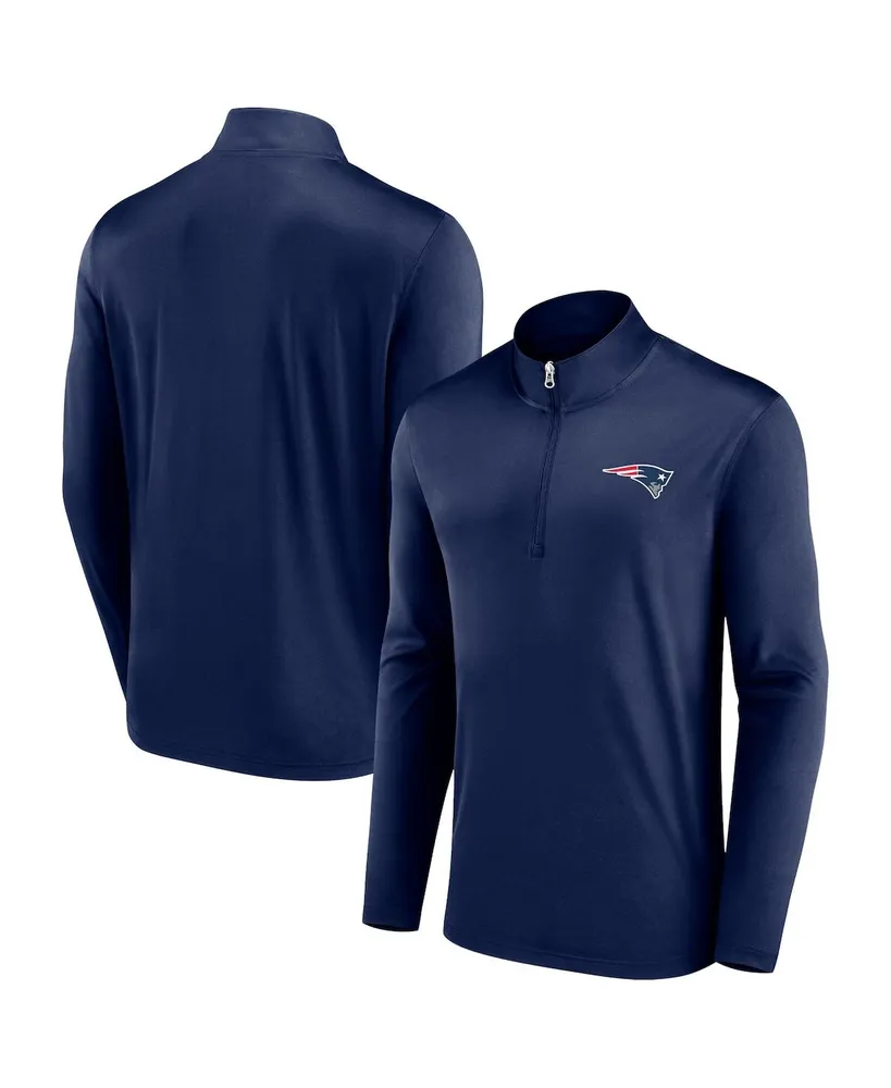 Men's Fanatics Navy New England Patriots Underdog Quarter-Zip Jacket