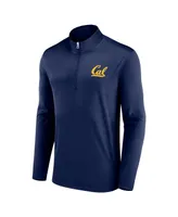 Men's Fanatics Navy Cal Bears Underdog Mindset Quarter-Zip Top