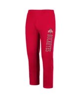 Men's Colosseum Scarlet Ohio State Buckeyes Fleece Pants