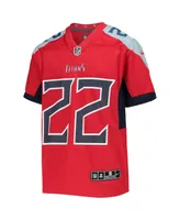 Big Boys Nike Derrick Henry Red Tennessee Titans Inverted Team Game Jersey