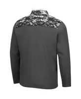 Men's Colosseum Charcoal Oklahoma Sooners Oht Military-Inspired Appreciation Digi Camo Full-Zip Jacket