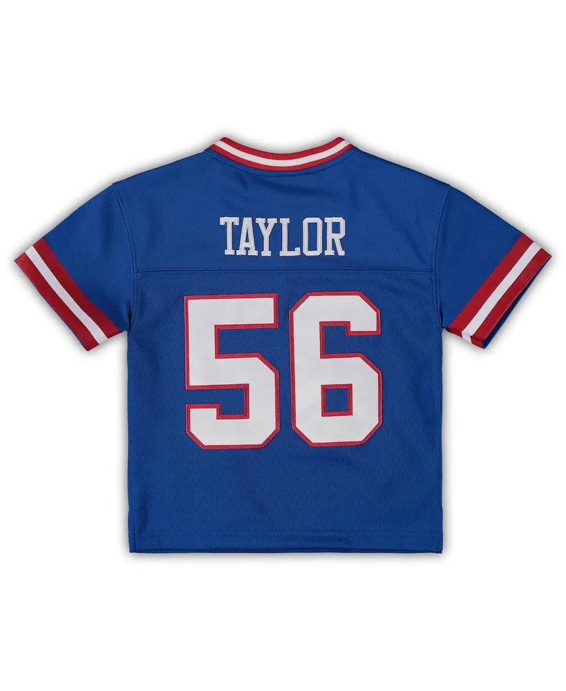 Toddler Boys and Girls Mitchell & Ness Lawrence Taylor Royal New York Giants 1986 Retired Legacy Jersey