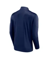 Men's Fanatics Navy New England Patriots Underdog Quarter-Zip Jacket