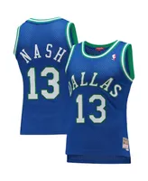 Women's Mitchell & Ness Steve Nash Blue Dallas Mavericks 1998-99 Hardwood Classics Swingman Jersey