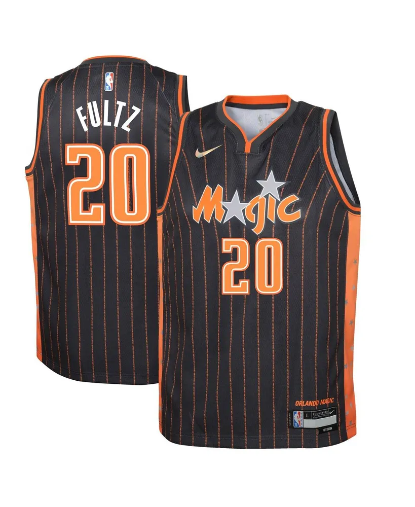 Big Boys Nike Markelle Fultz Anthracite Orlando Magic 2021/22 Swingman Jersey - City Edition