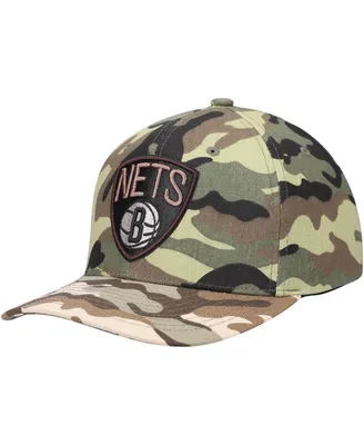 Men's Mitchell & Ness Camo Brooklyn Nets Woodland Desert Snapback Hat