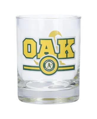 Oakland Athletics Letterman 14 oz Rocks Glass