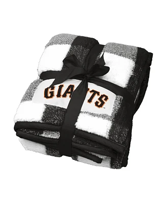 San Francisco Giants 50" x 60" Buffalo Check Frosty Fleece Blanket