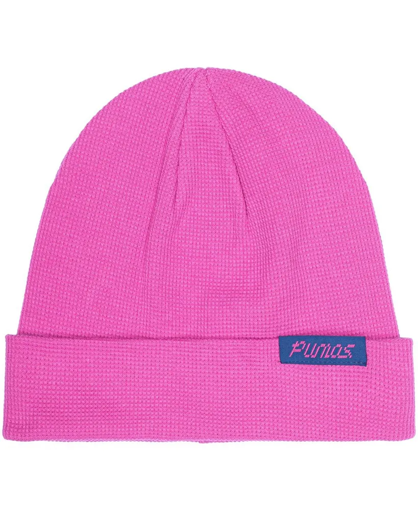 Men's Pink Pumas 3000 Cuffed Knit Hat