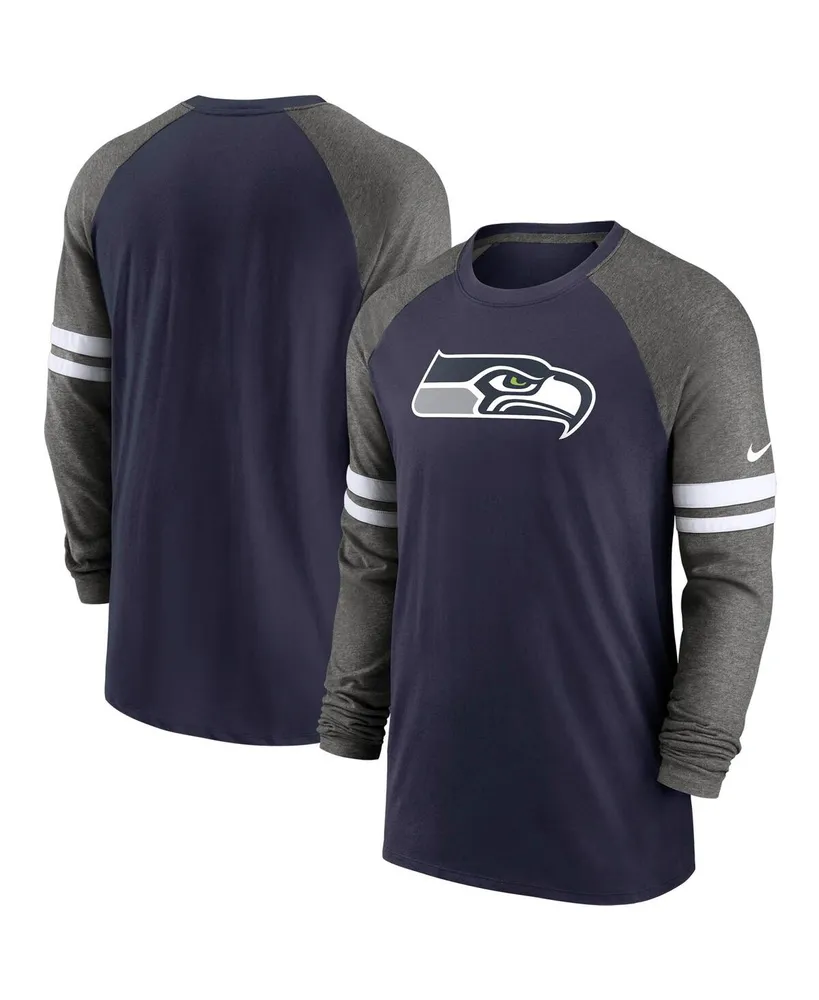 Men's Nike Navy Seattle Seahawks Sideline Infograph Performance T-Shirt