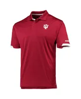 Men's Colosseum Crimson Indiana Hoosiers Santry Polo