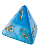 Sky Current Halfsies Dice Layered Dice with Upgraded Dice Case, 7 Piece