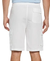 Cubavera Men's Linen Blend Pull-On Cargo Short