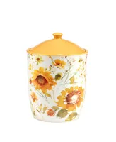 Certified International Sunflowers Forever Canister Set, 3 Piece