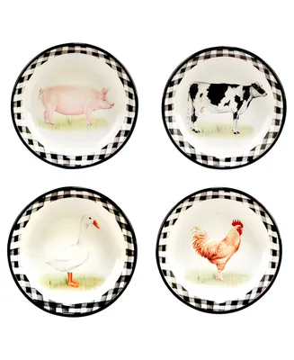 Certified International On The Farm Soup Bowl, Set of 4