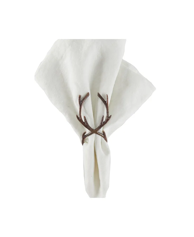 Antler Napkin Rings, Set of 8