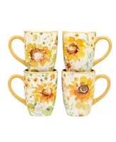 Certified International Sunflowers Forever Dinnerware Set, 16 Piece