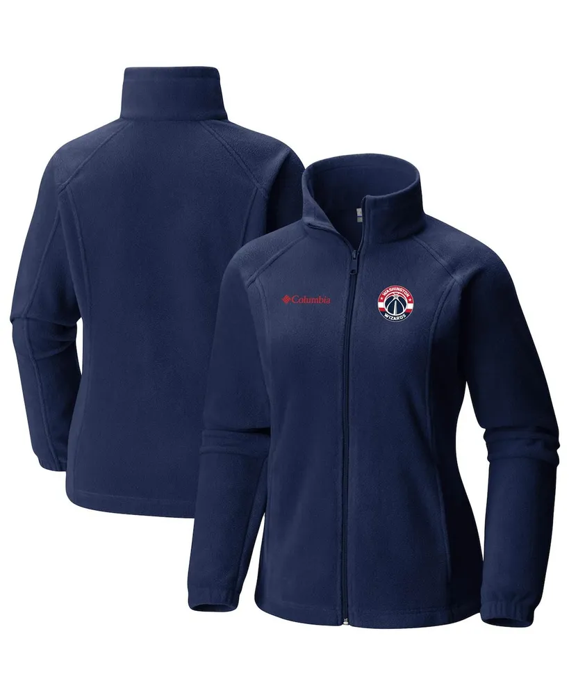 Women's Columbia Navy Washington Wizards Benton Springs Full-Zip Jacket