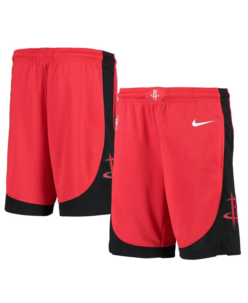 Big Boys Nike Red Houston Rockets 2020/21 Swingman Shorts - Icon Edition