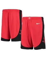 Big Boys Nike Red Houston Rockets 2020/21 Swingman Shorts - Icon Edition