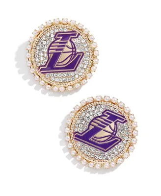Women's BaubleBar Los Angeles Lakers Statement Stud Earrings