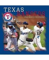 Turner Licensing Texas Rangers 2022 Wall Calendar