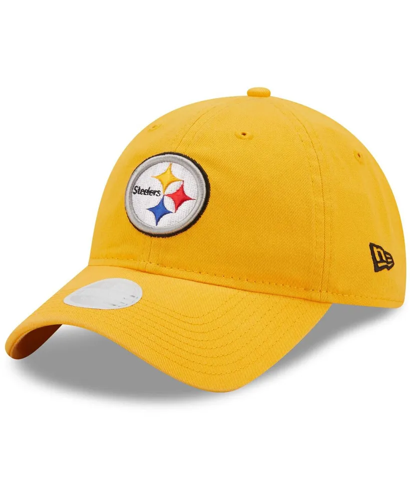 Pittsburgh Steelers New Era Core Classic 2.0 9TWENTY Adjustable Hat - Brown