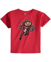Toddler Boys and Girls Scarlet Ohio State Buckeyes Big Logo T-shirt