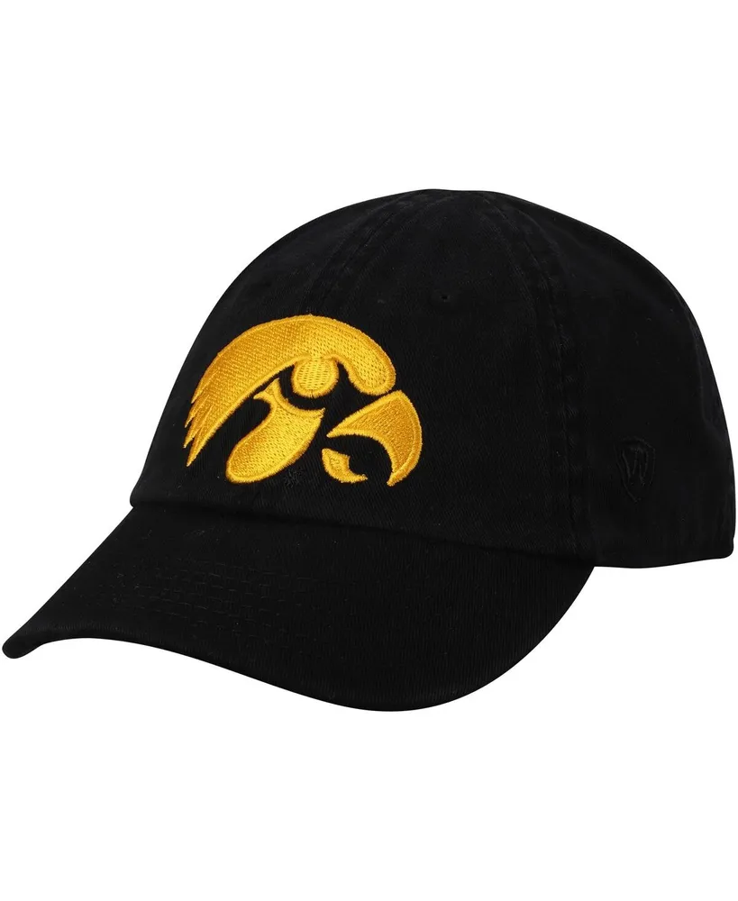 Infant Unisex Top of The World Black Iowa Hawkeyes Mini Me Adjustable Hat