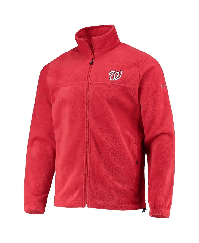 Men's Columbia Red Washington Nationals Full-Zip Flanker Jacket