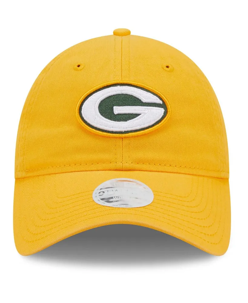 Women's New Era Gold Green Bay Packers Core Classic 2.0 9Twenty Adjustable Hat