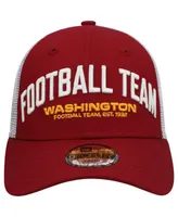 Big Boys New Era Burgundy, White Washington Football Team Team Title 9Forty Snapback Hat