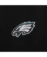 Men's Dunbrooke Black Philadelphia Eagles Craftsman Thermal-Lined Full-Zip Hoodie