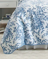 Laura Ashley Bedford Cotton Reversible -Pc. Quilt Set