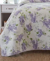 Laura Ashley Keighley Cotton Reversible Piece Quilt Set